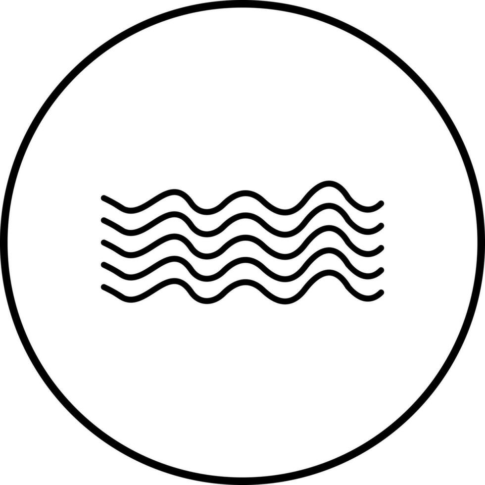 Magnetic Waves Vector Icon