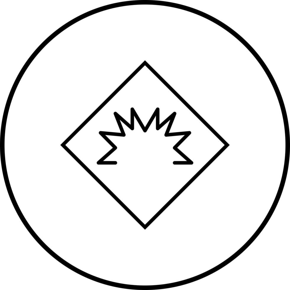 Danger of Welding Flash Vector Icon