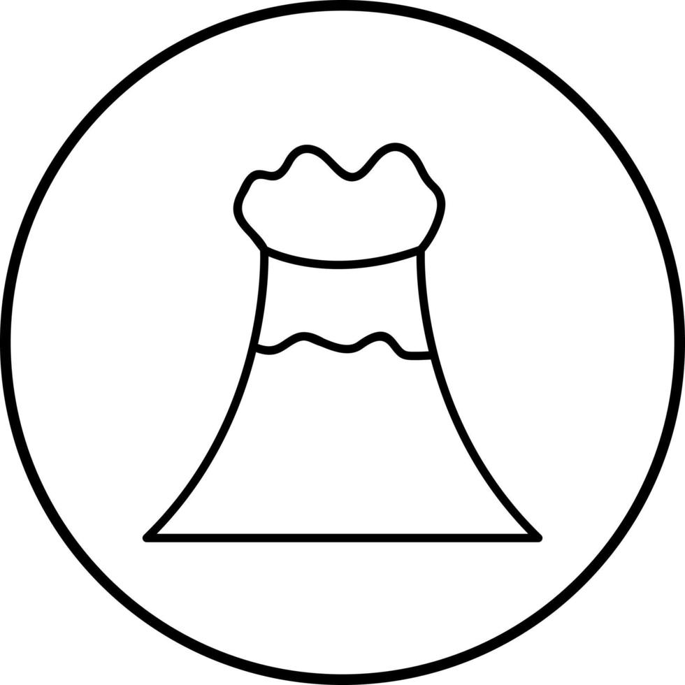 Volcano Vector Icon