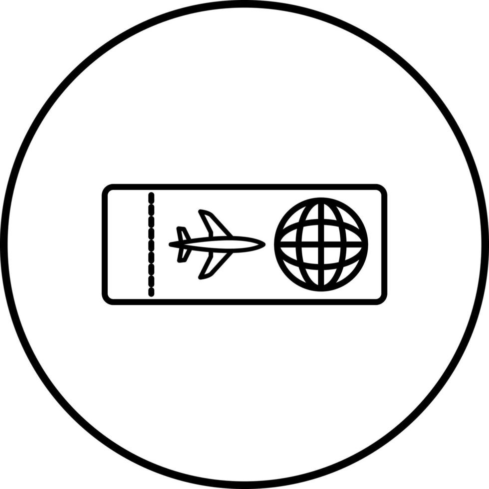 Plane Tickets Vector Icon