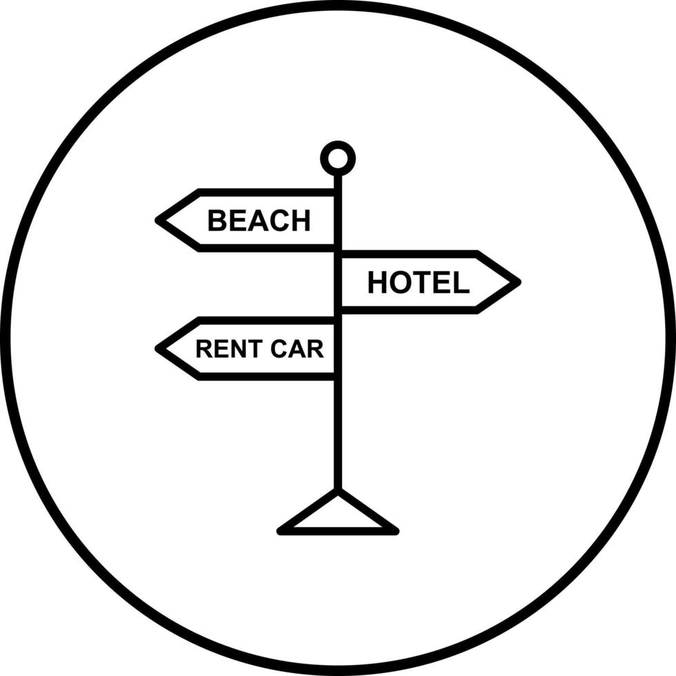 Signboard Vector Icon