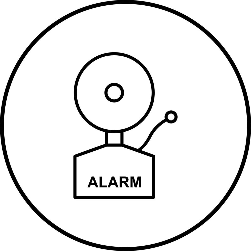 icono de vector de alarmas