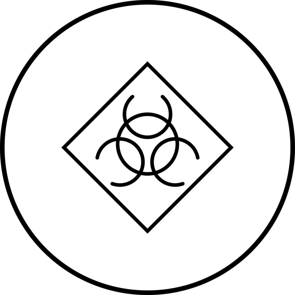 Biological Hazard Vector Icon