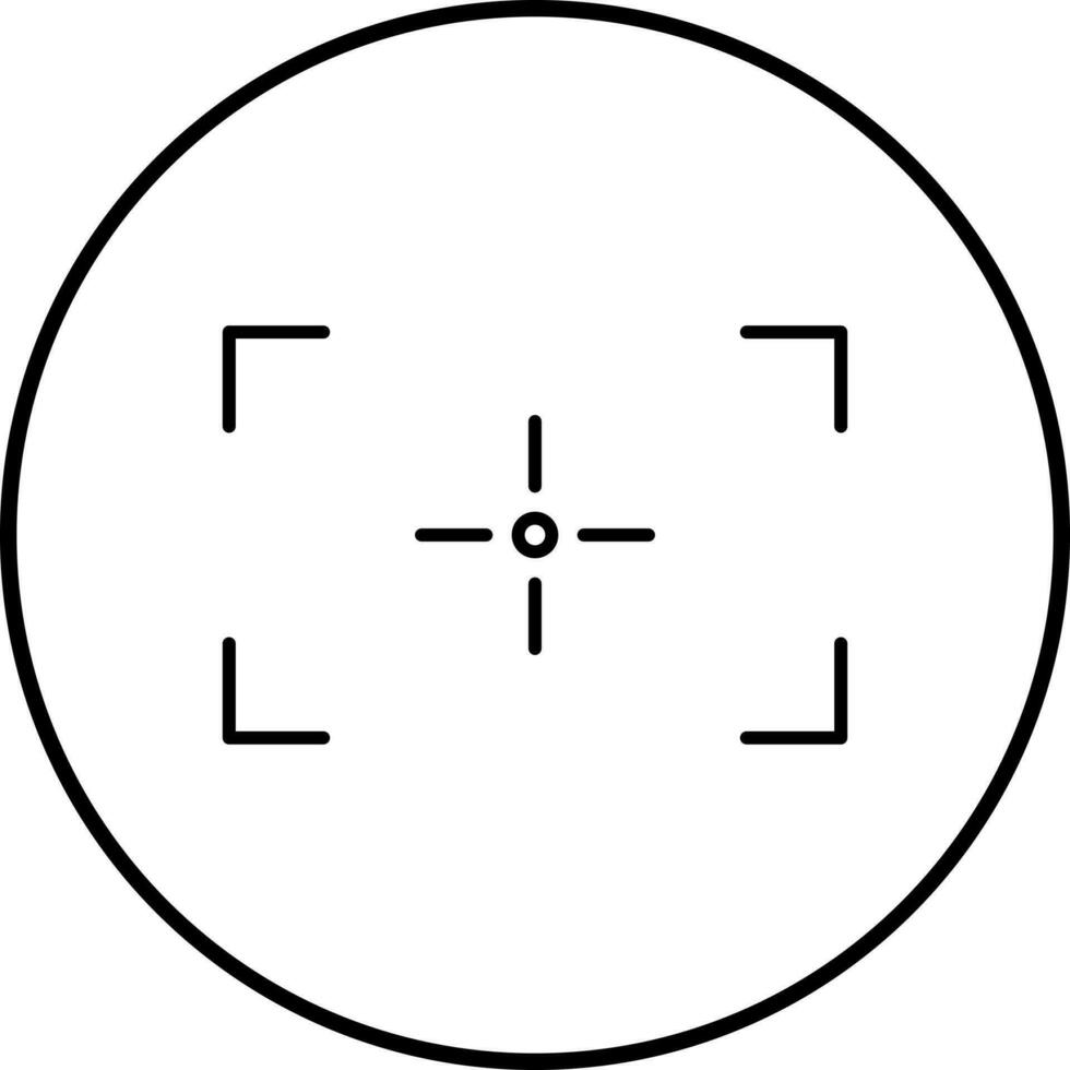 Unique Focus Vector Icon