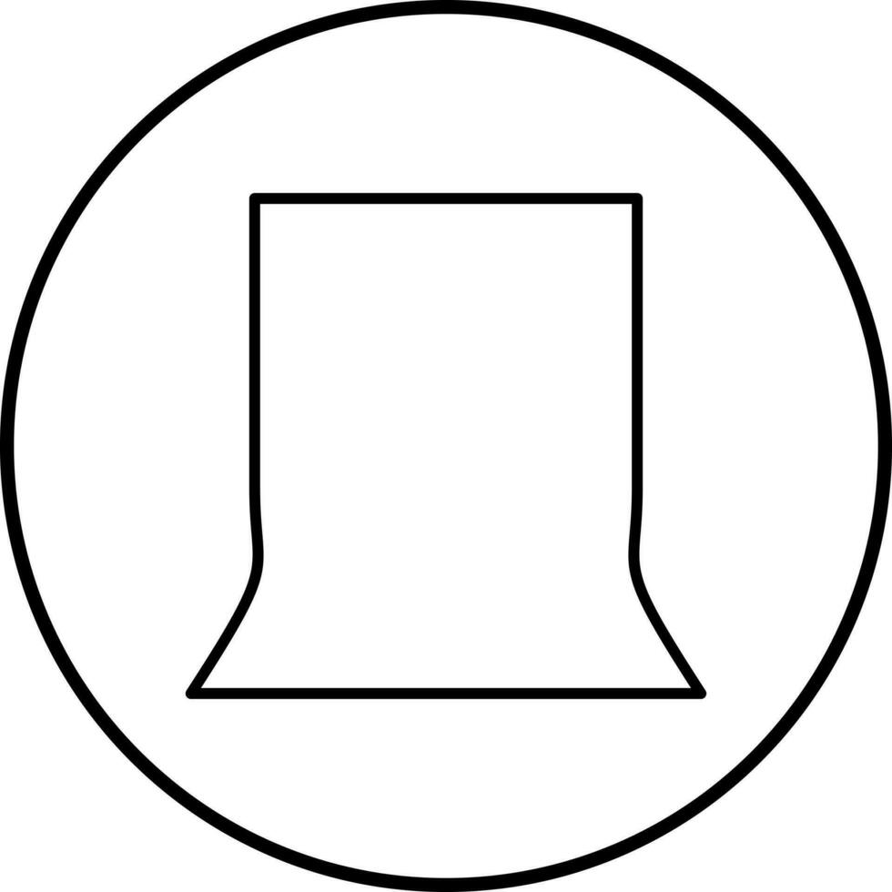 Unique Back Stand Vector Icon