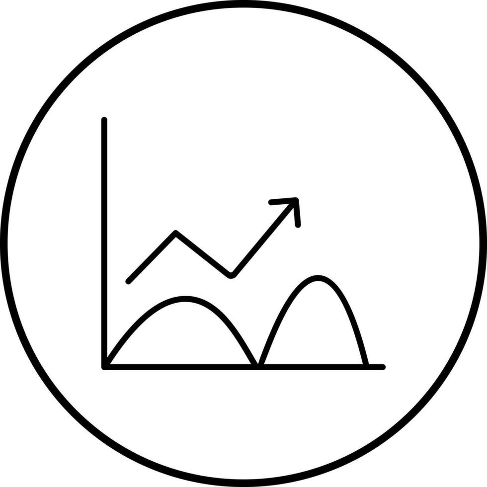 Trend in Graph Vector Icon