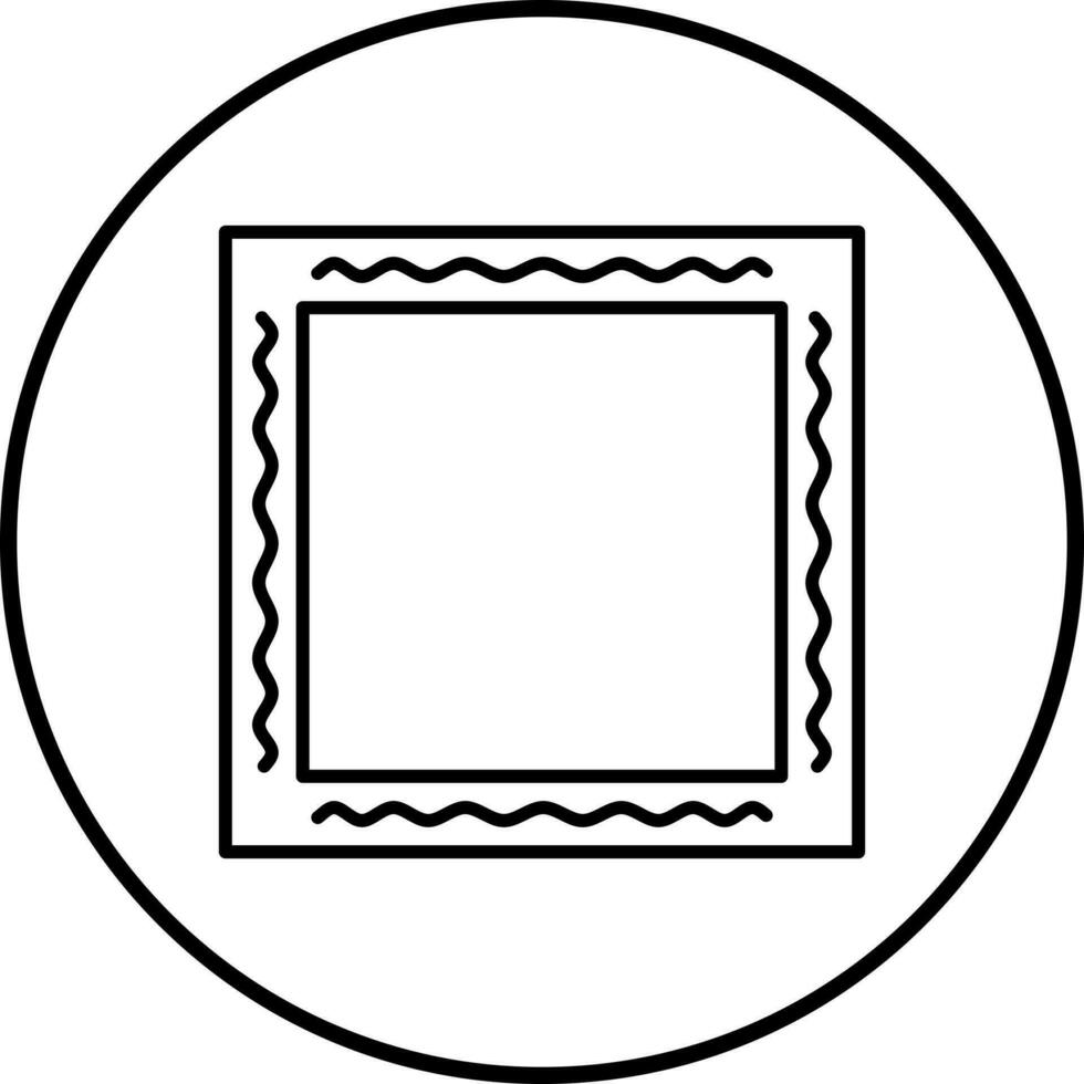 Unique Frame Vector Icon