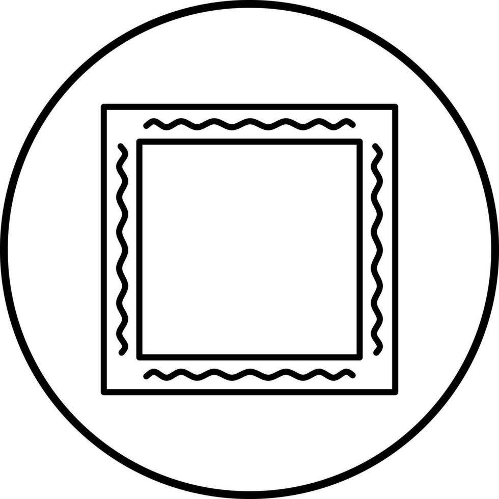 Unique Frame Vector Icon