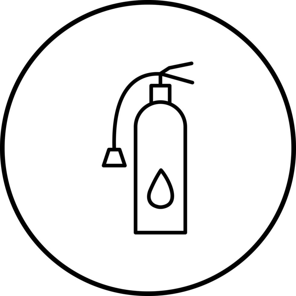 Unique Fire Extinguisher Vector Icon