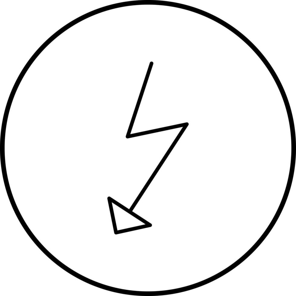 Unique Flash Vector Icon