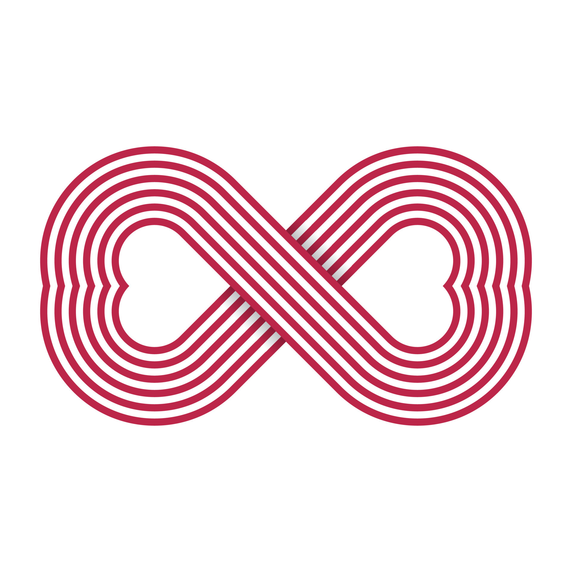 Double outlet heart infinity
