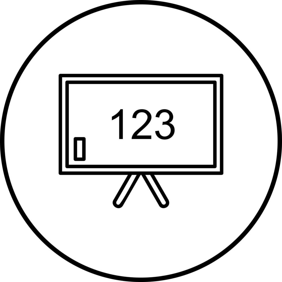 Unique Classroom Board Vector Icon