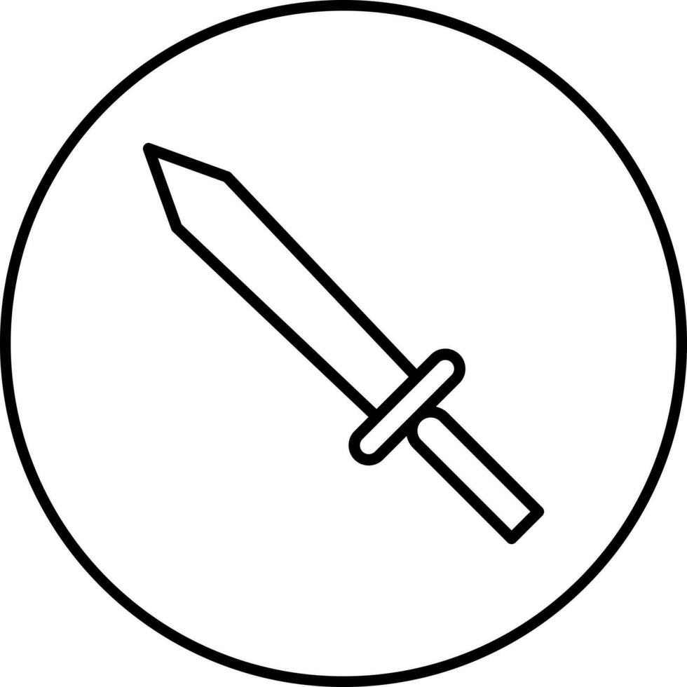 Unique Sword Vector Icon