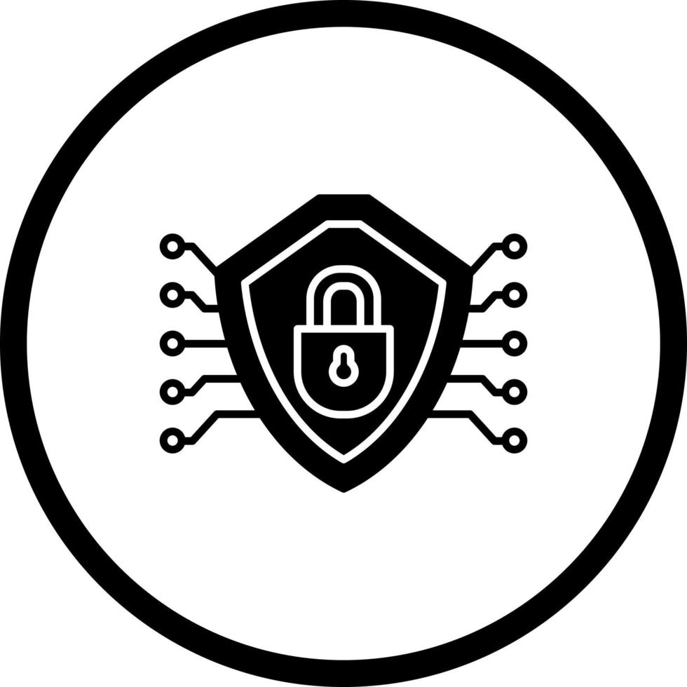 Cyber Security Vector Icon