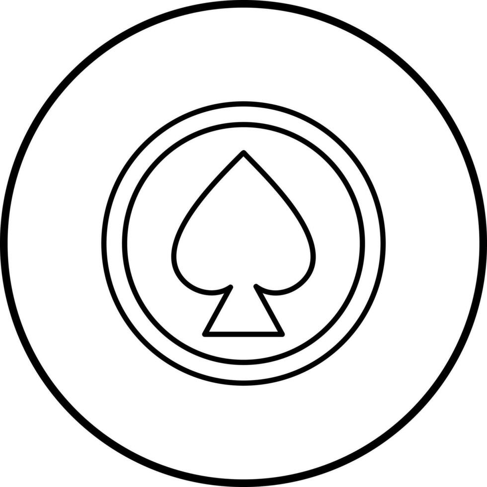 Unique Spade Vector Icon