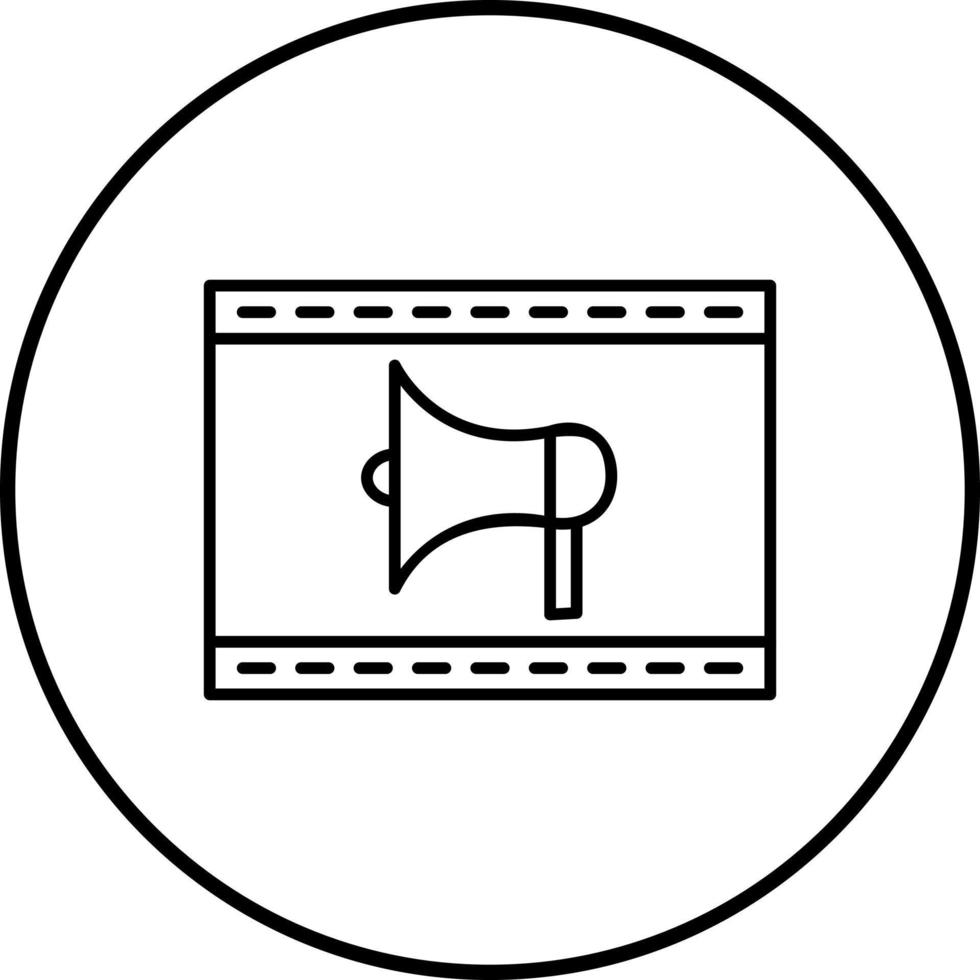 Unique Internet Ads Vector Icon