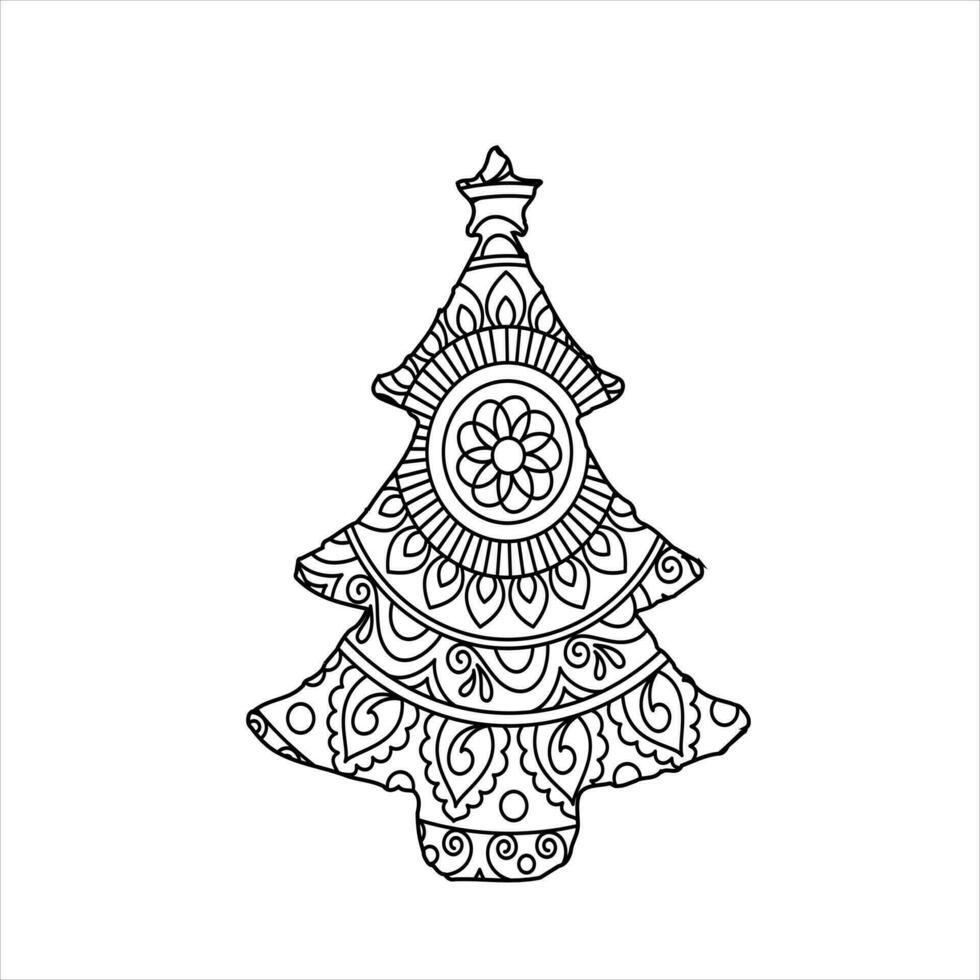 vector a simple drawing for christmas
