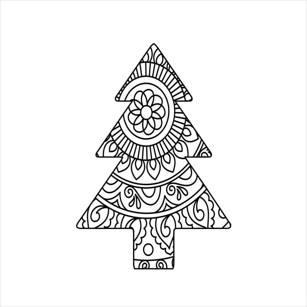 vector a simple drawing for christmas