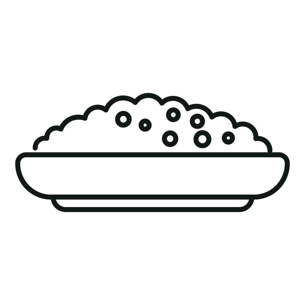 Vitamin D food icon outline vector. Tuna butter vector