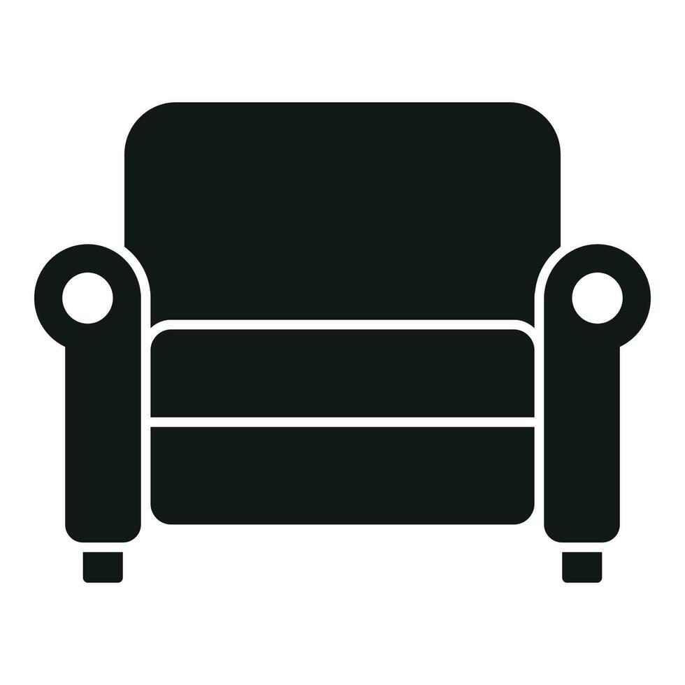 Armchair icon simple vector. Furniture luxury vector