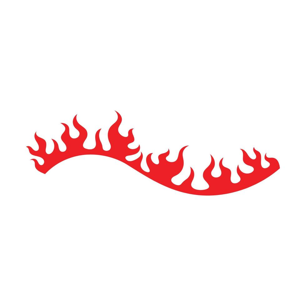 Fire flame Logo icon vector illustration design