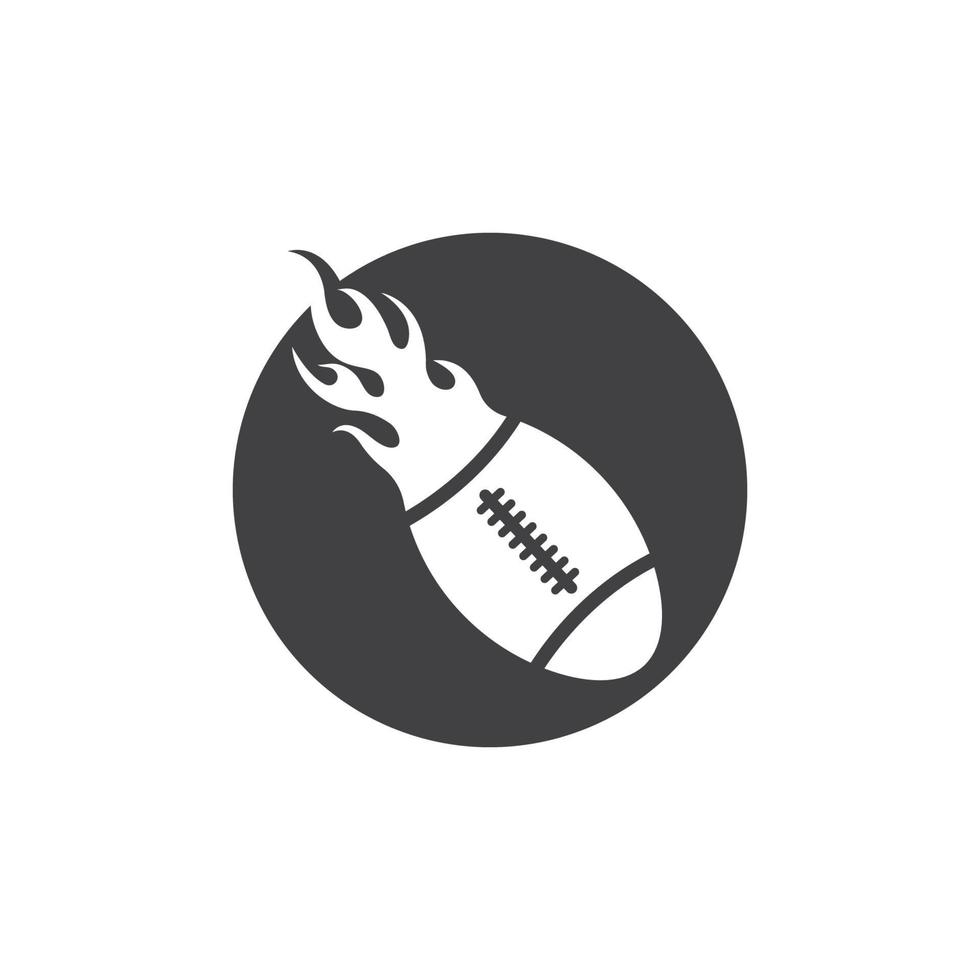 rugby icono vector ilustración diseño
