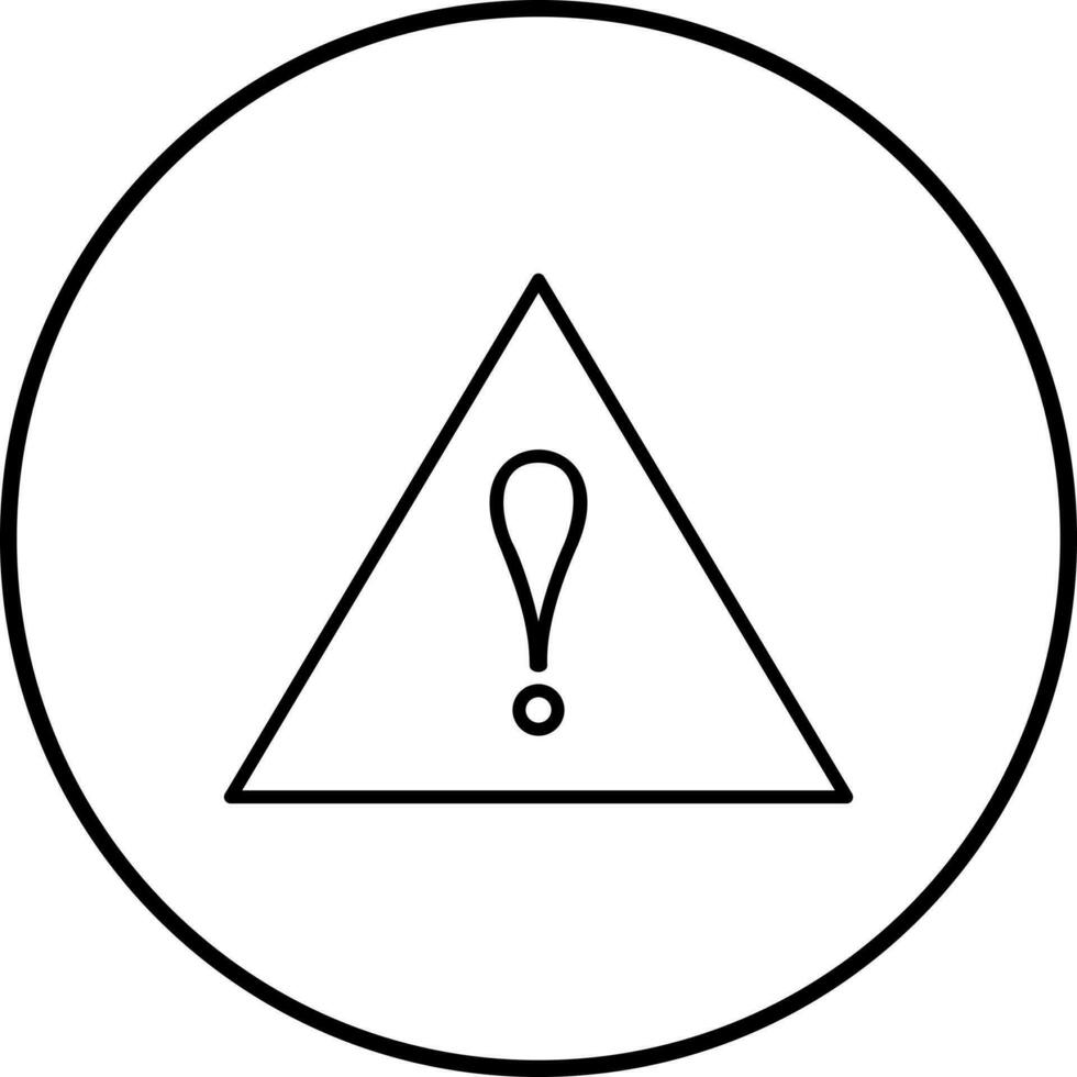 Unique Alert Vector Icon