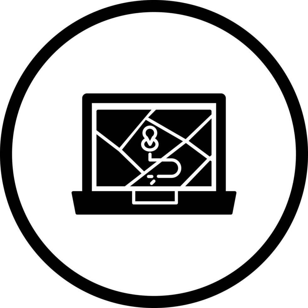 Google Map Vector Icon