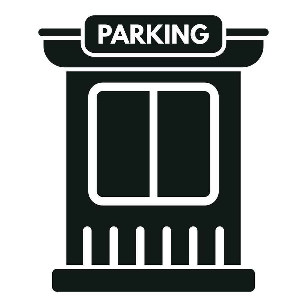 Parking gate icon simple vector. Toll guard 20661611 Vector Art at Vecteezy