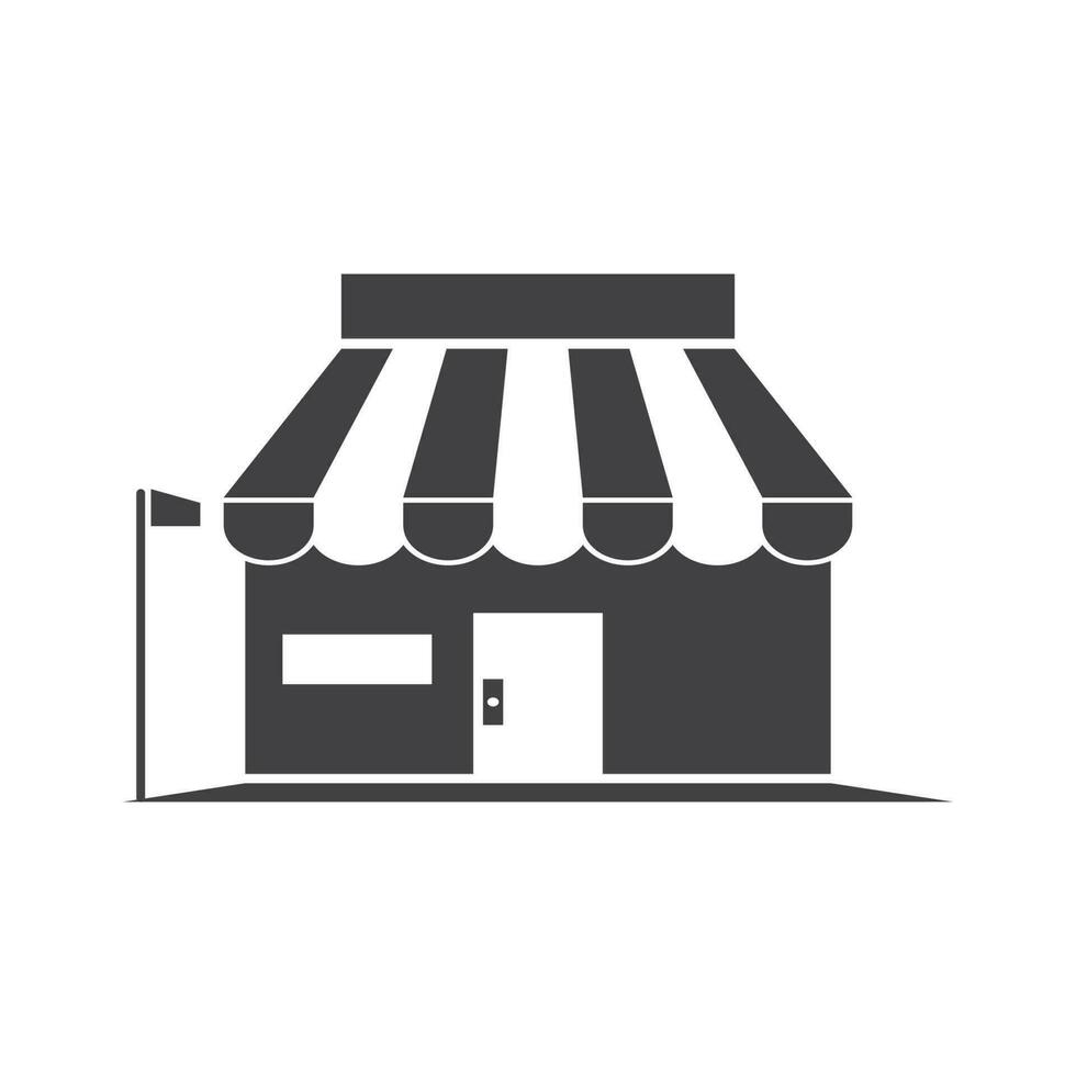 store icon logo vector illustration