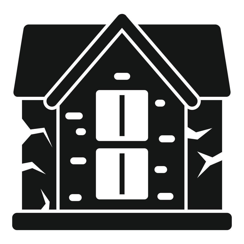 Ghost house icon simple vector. Spooky building vector