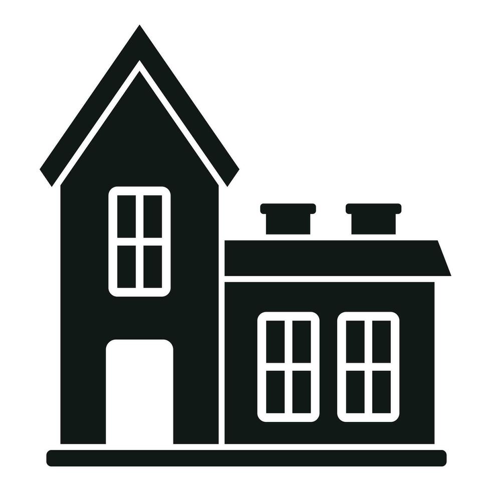Tree house icon simple vector. Halloween night vector