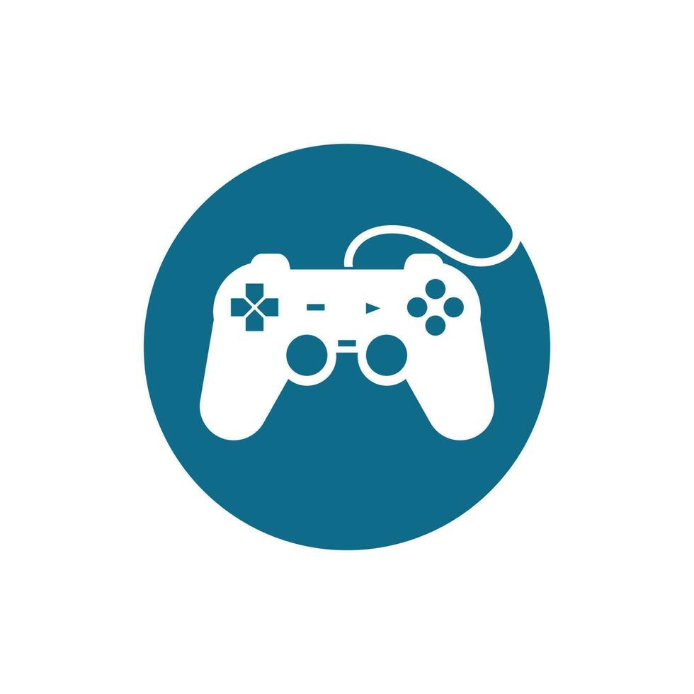 video game controller logo icon vector illustration