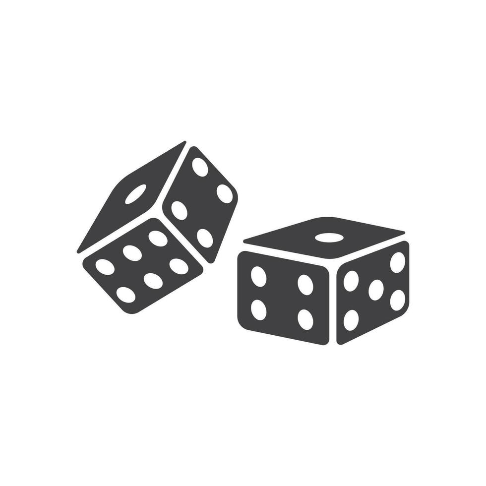 dice cubes icon vector illustration design