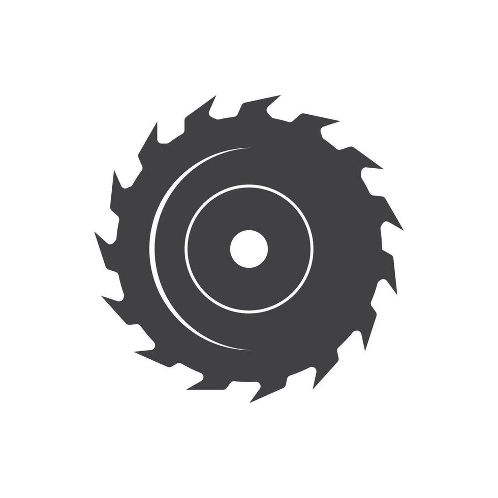 saw blade  logo icon vector illustration