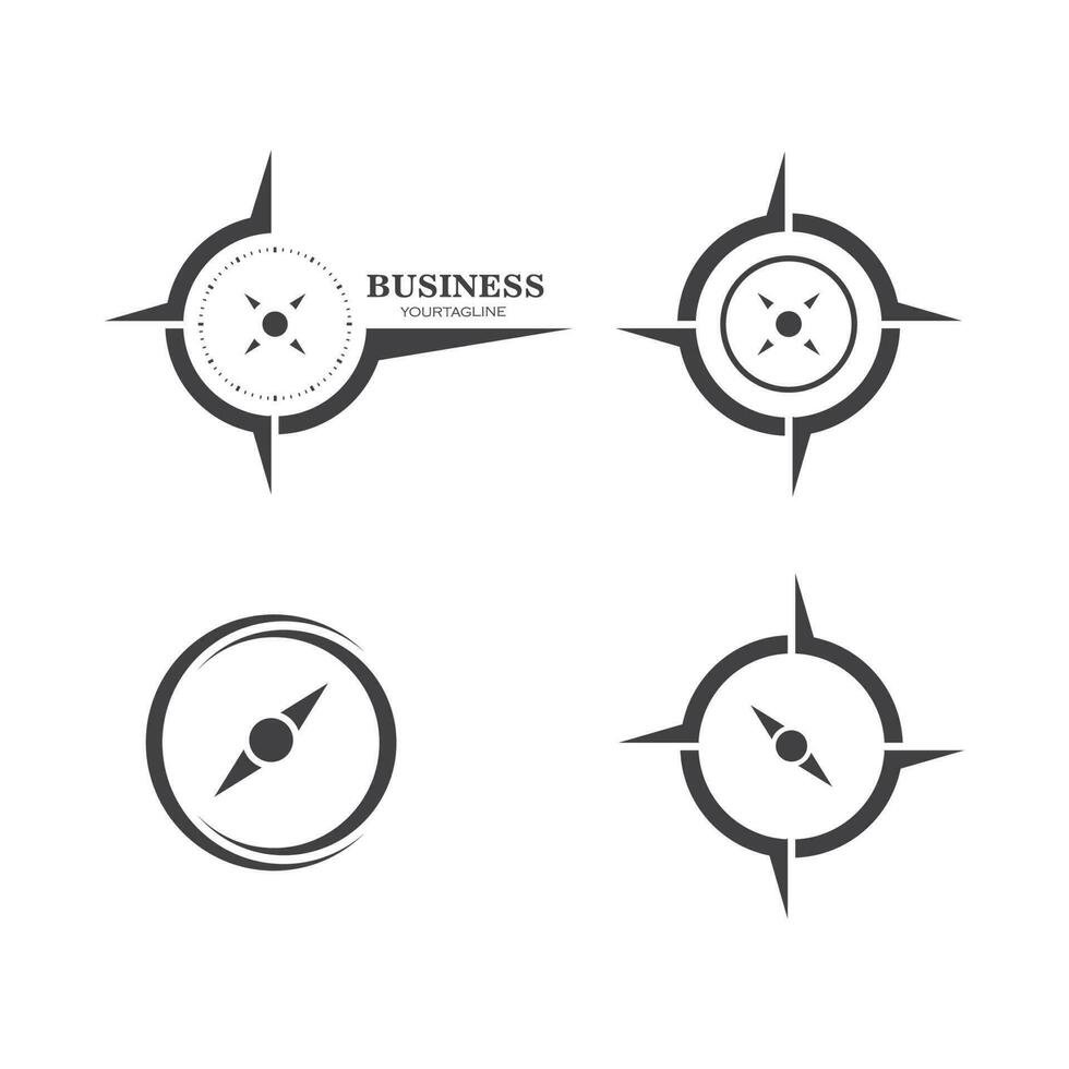 Compass Logo Template vector icon illustration