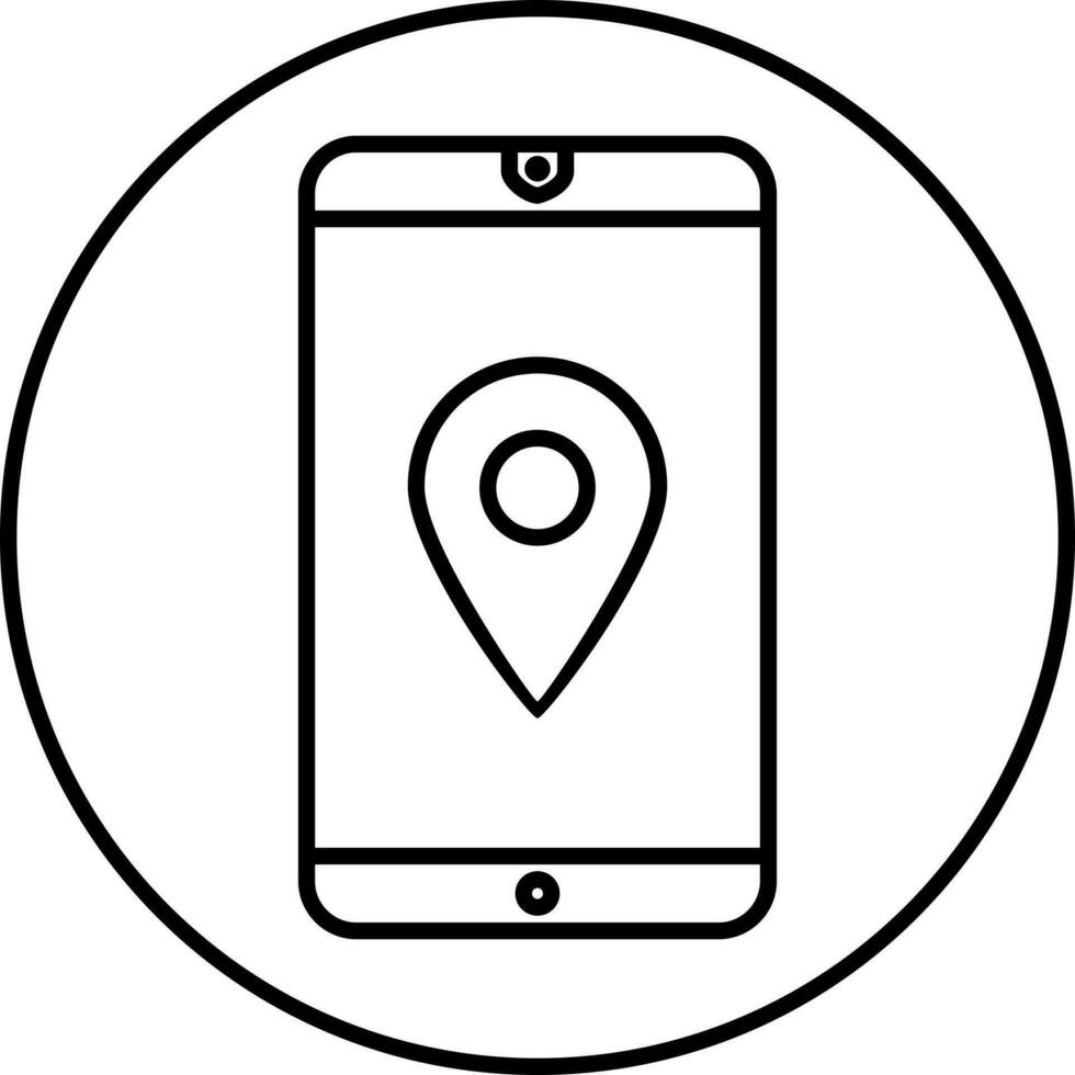 Unique GPS Service Vector Icon