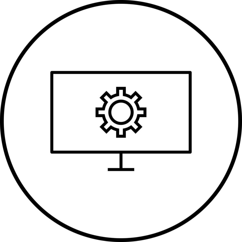 Unique Network Settings Vector Icon