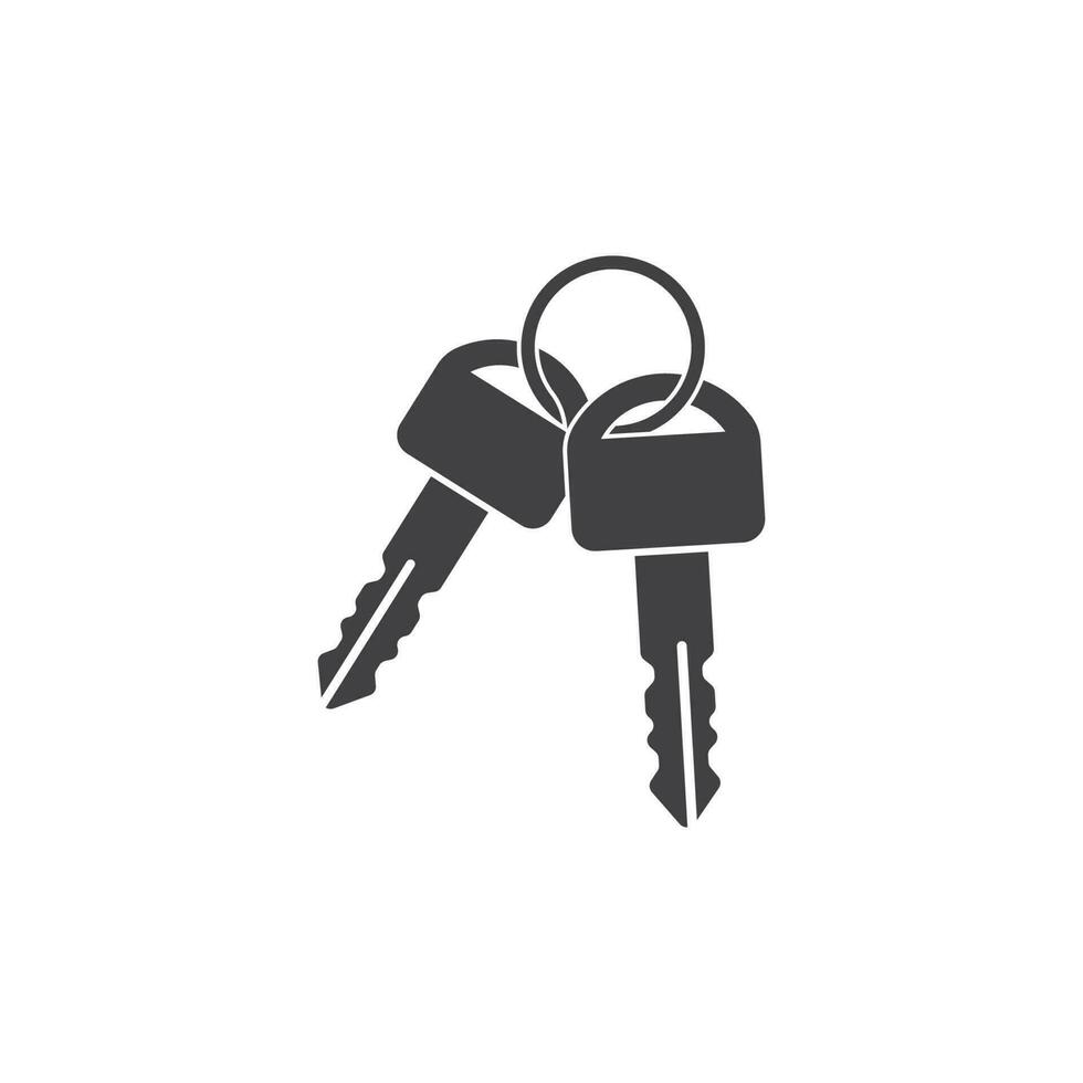 key logo icon vetor illustration design vector