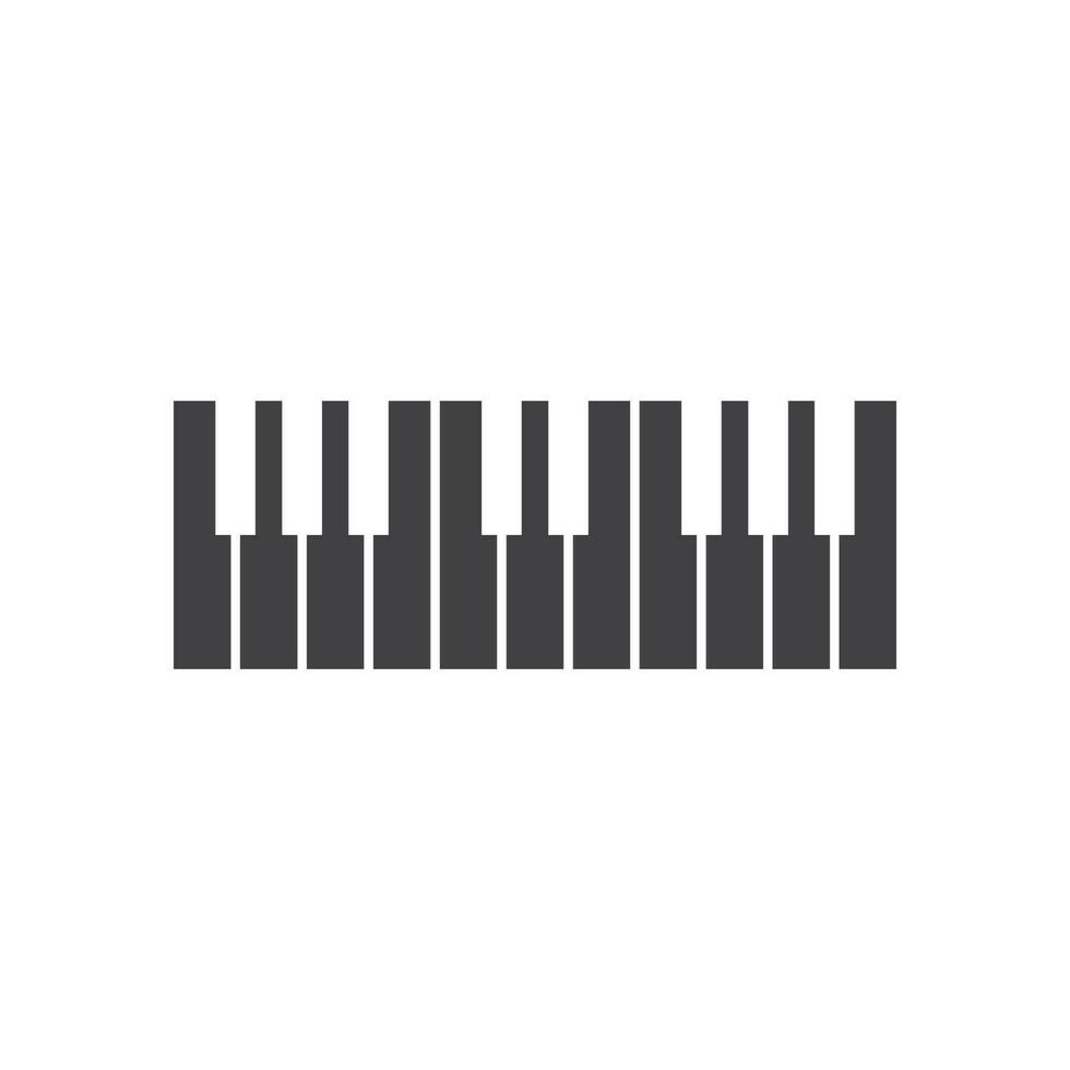 piano icono vector ilustración diseño