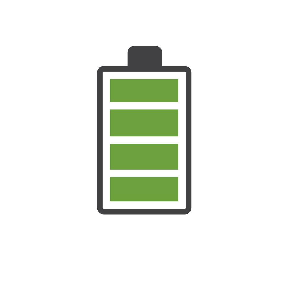battery cell indicator icon illustration vector