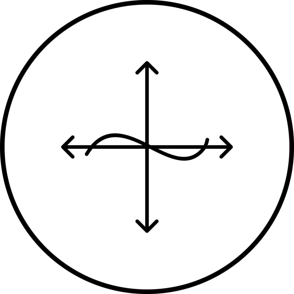 icono de vector de gráfico único