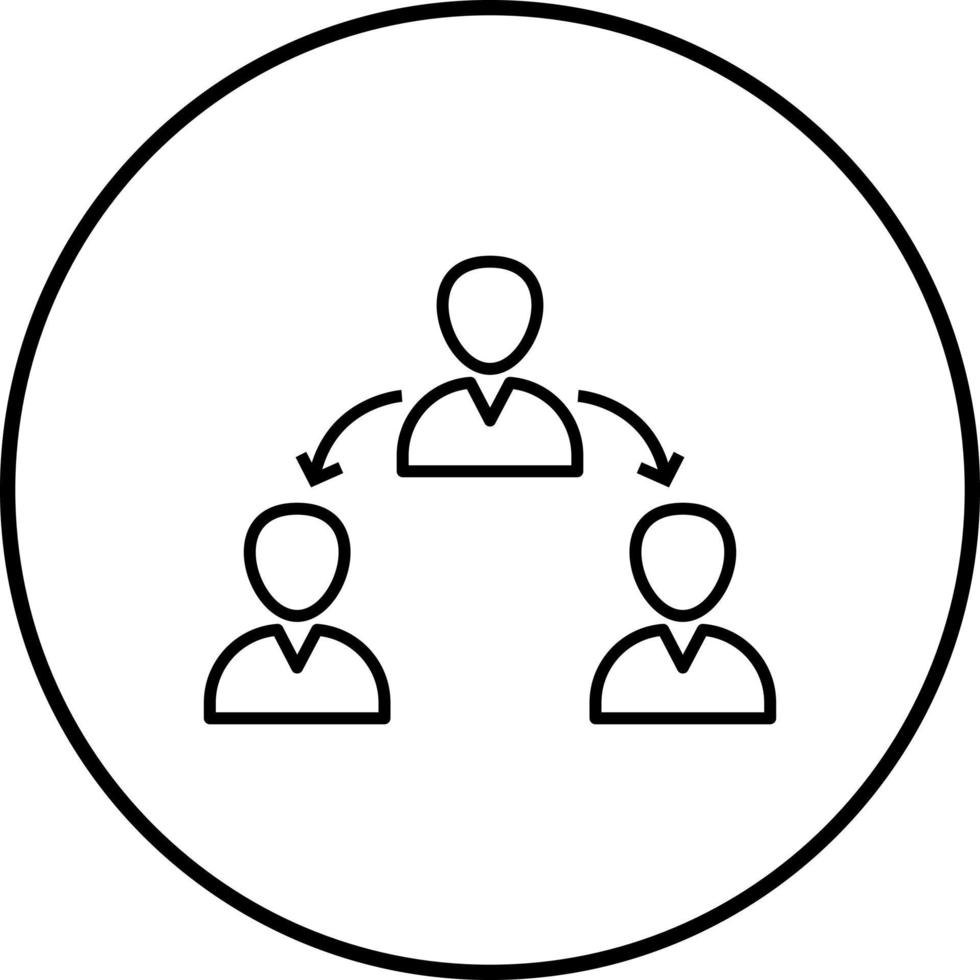 Unique Connected Users Vector Icon