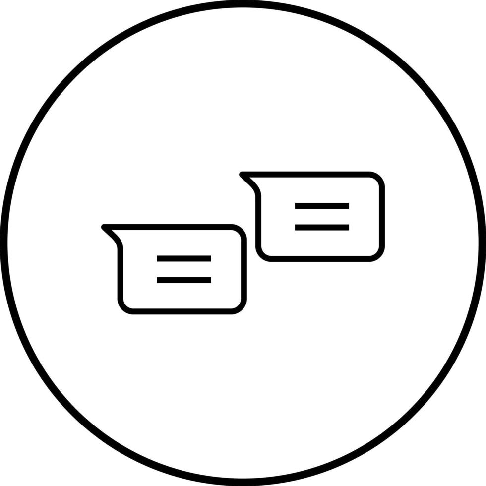 Unique Messages Vector Icon