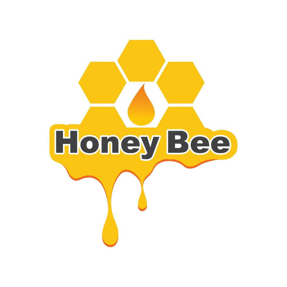 honey Bee vector icon illustration