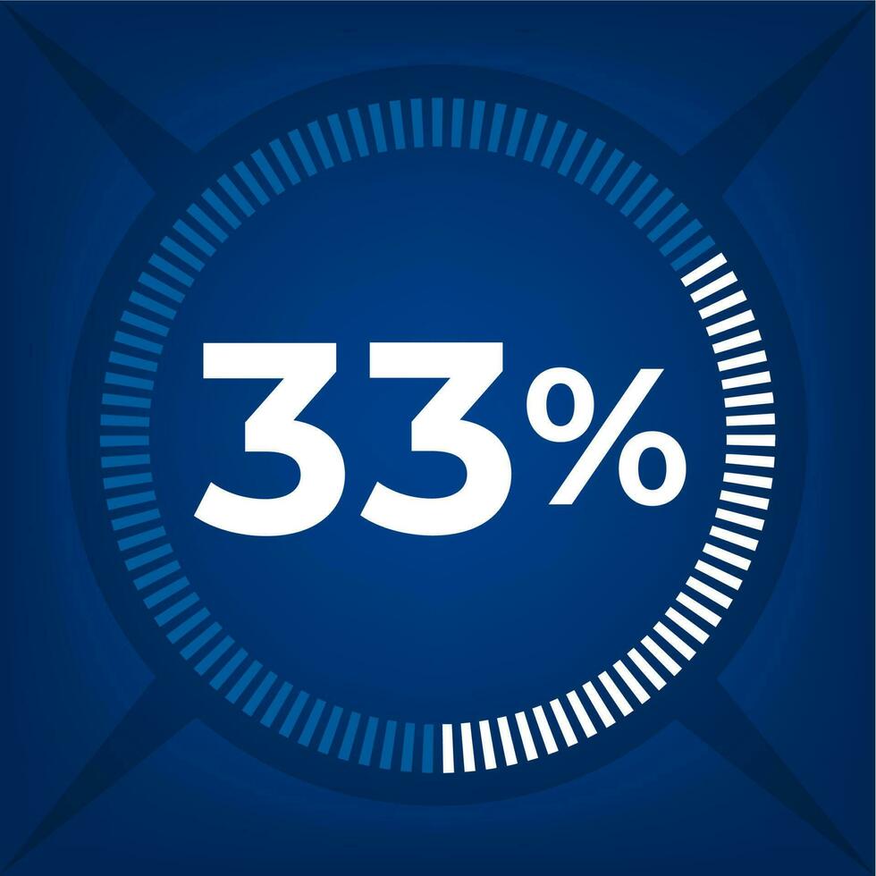 33 Percent Count On Dark Blue Background 20662704 Vector Art At Vecteezy what-is-40-percent-of-800-solution-with-free-steps