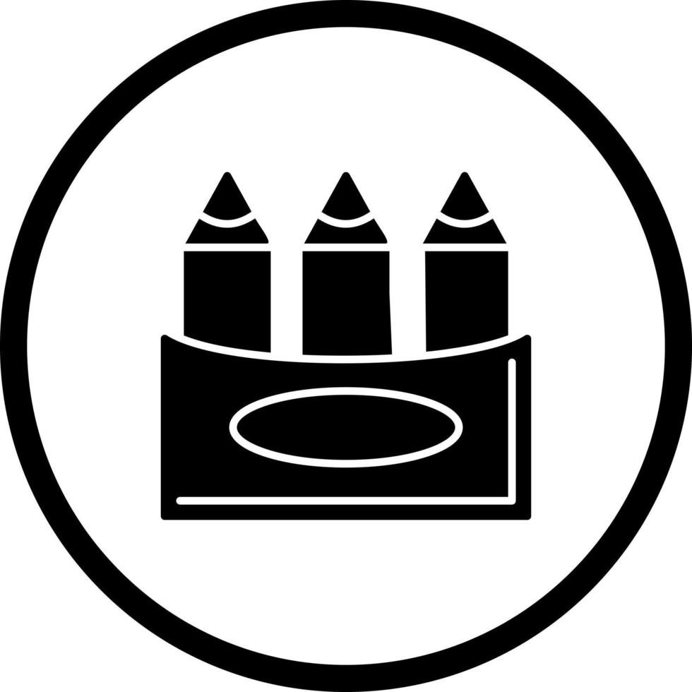 Crayons Vector Icon