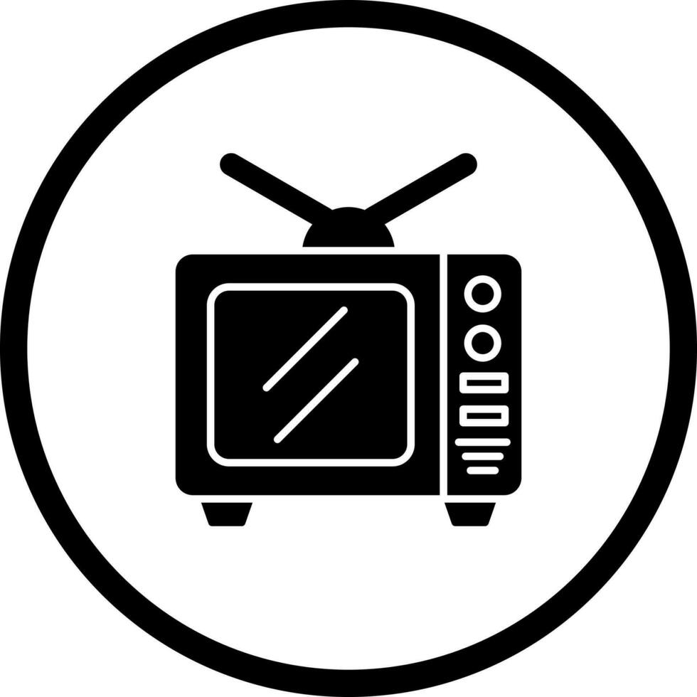 icono de vector de tv