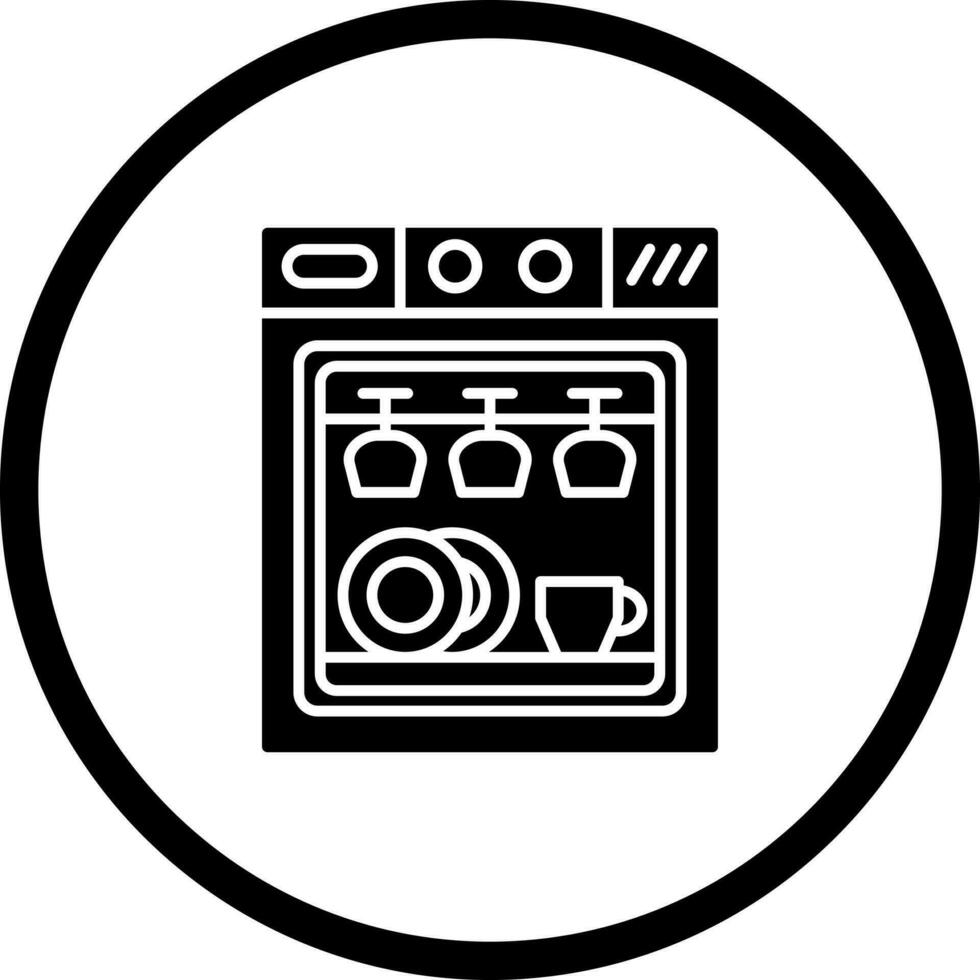 Dishwasher Vector Icon