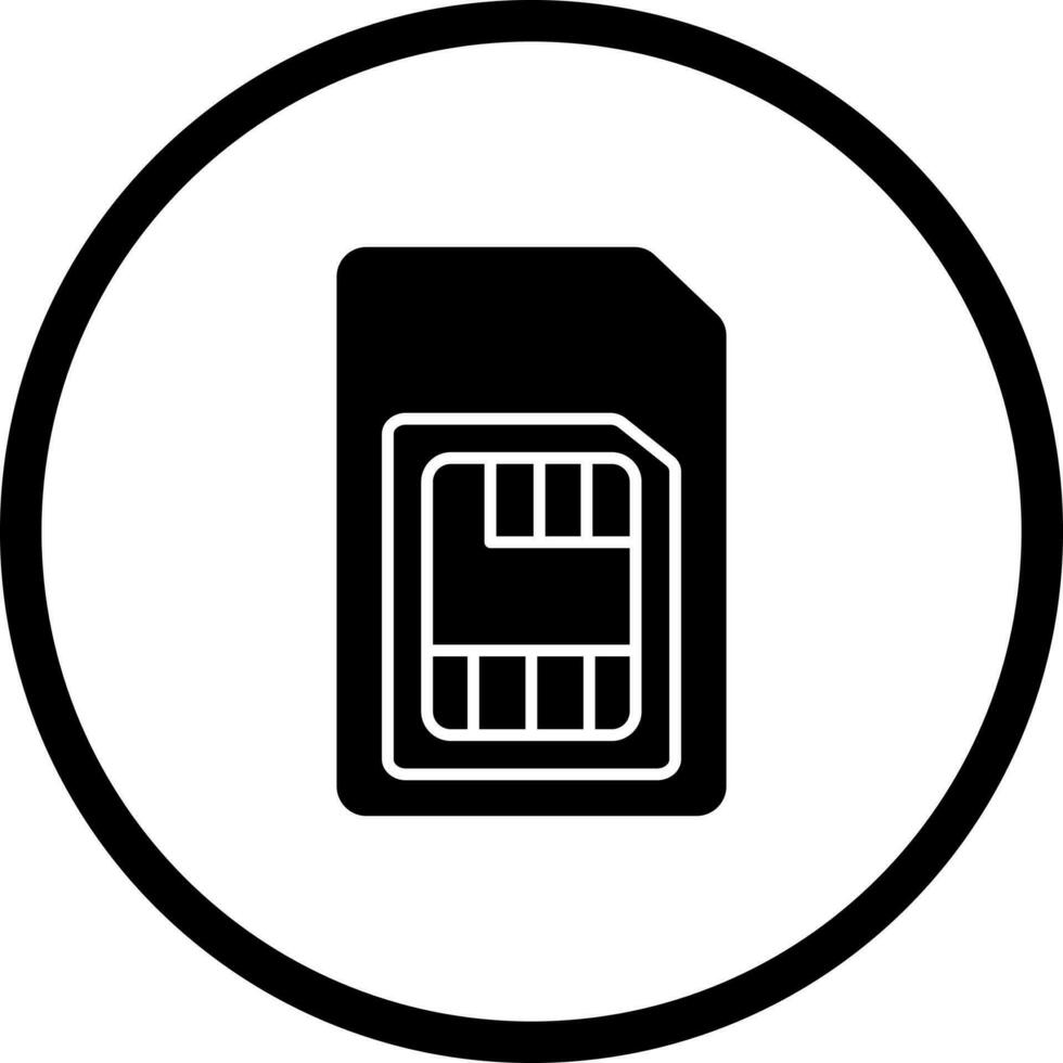 Sim Card Vector Icon
